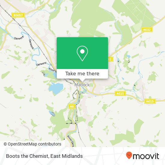Boots the Chemist map