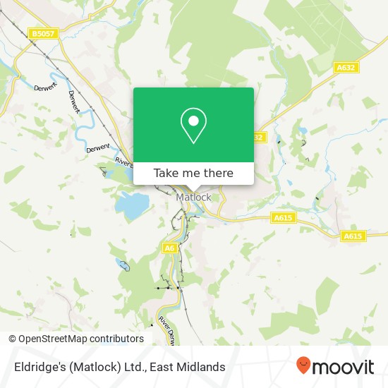 Eldridge's (Matlock) Ltd. map