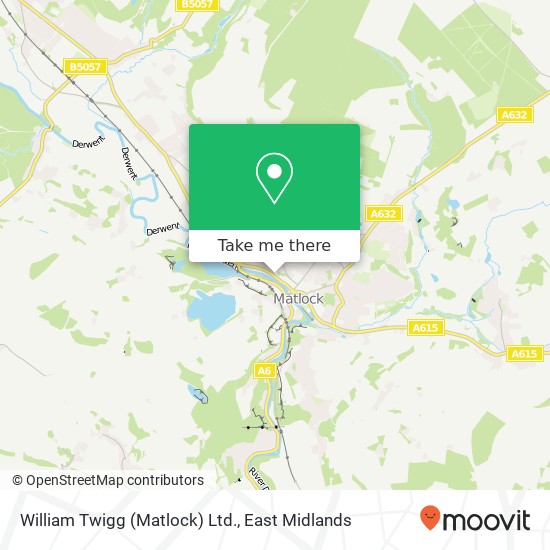 William Twigg (Matlock) Ltd. map