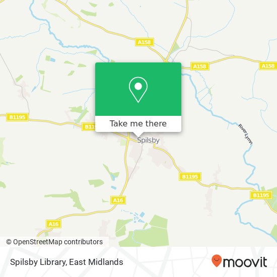Spilsby Library map