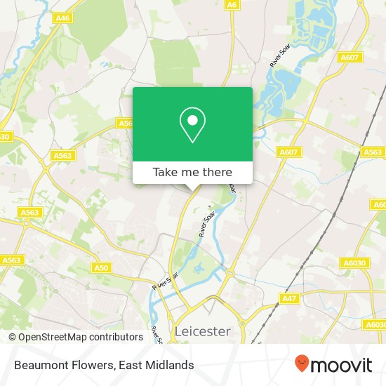Beaumont Flowers map