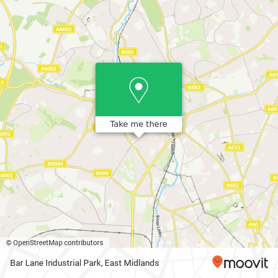 Bar Lane Industrial Park map