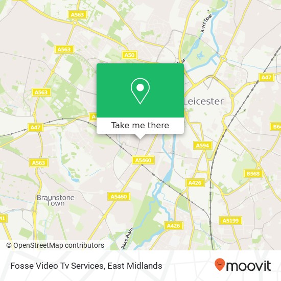 Fosse Video Tv Services map