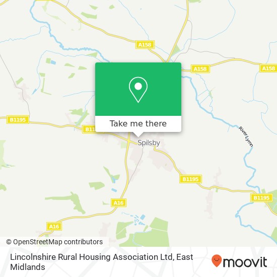 Lincolnshire Rural Housing Association Ltd map