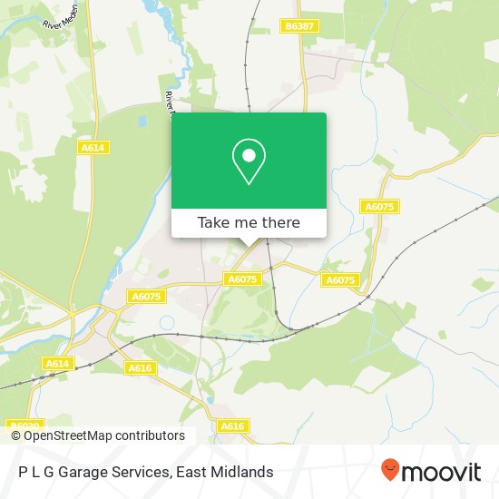 P L G Garage Services map