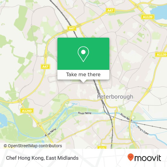 Chef Hong Kong map