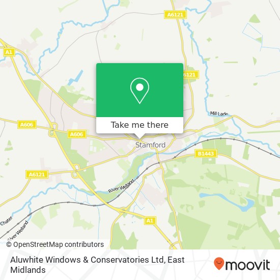 Aluwhite Windows & Conservatories Ltd map