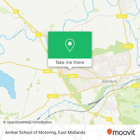 Amber School of Motoring map