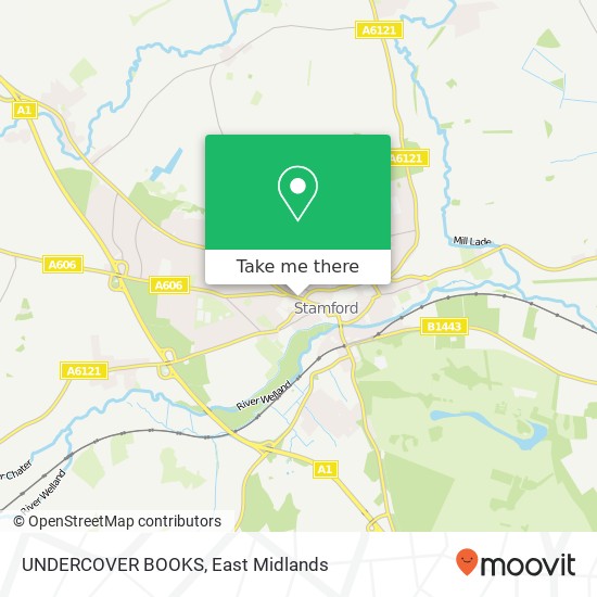 UNDERCOVER BOOKS map