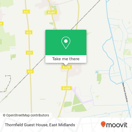 Thornfield Guest House map