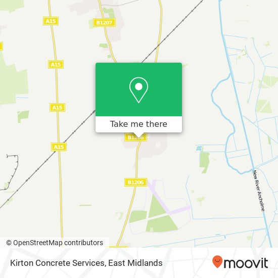 Kirton Concrete Services map