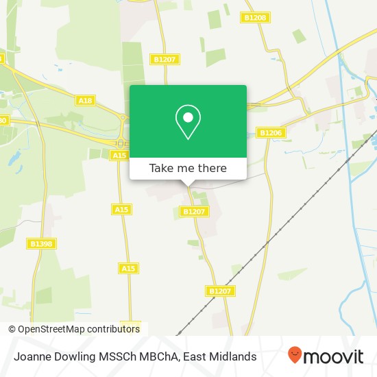 Joanne Dowling MSSCh MBChA map