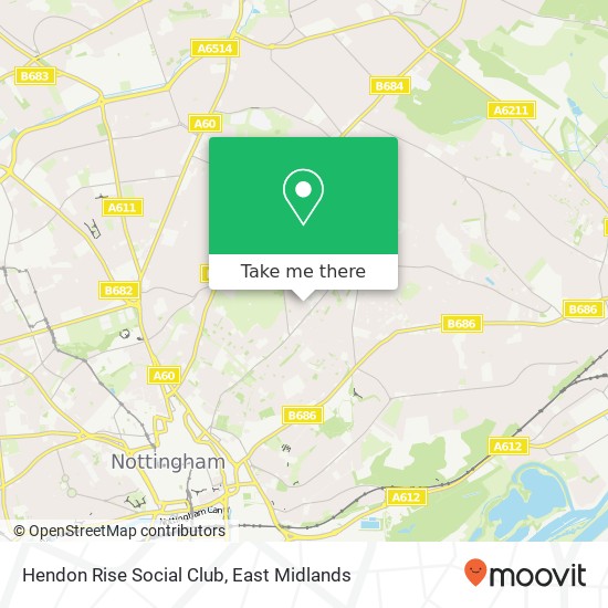 Hendon Rise Social Club map