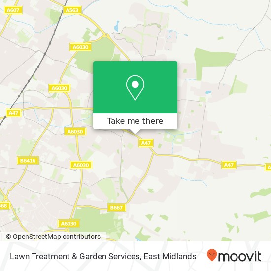 Lawn Treatment & Garden Services map