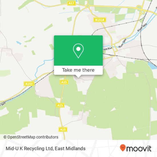 Mid-U K Recycling Ltd map