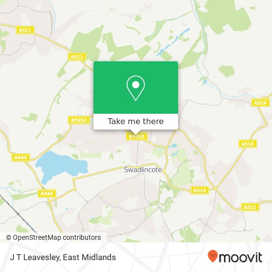 J T Leavesley map