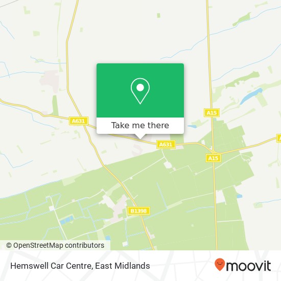 Hemswell Car Centre map