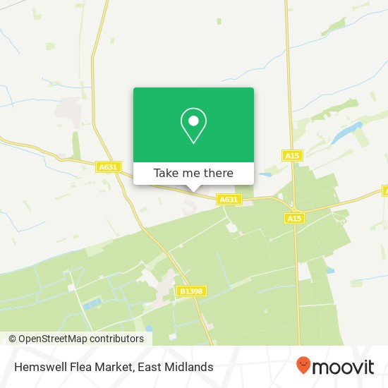 Hemswell Flea Market map