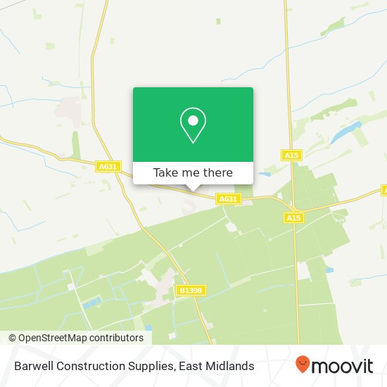 Barwell Construction Supplies map