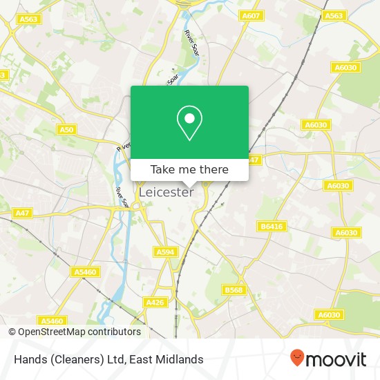 Hands (Cleaners) Ltd map