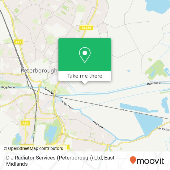 D J Radiator Services (Peterborough) Ltd map