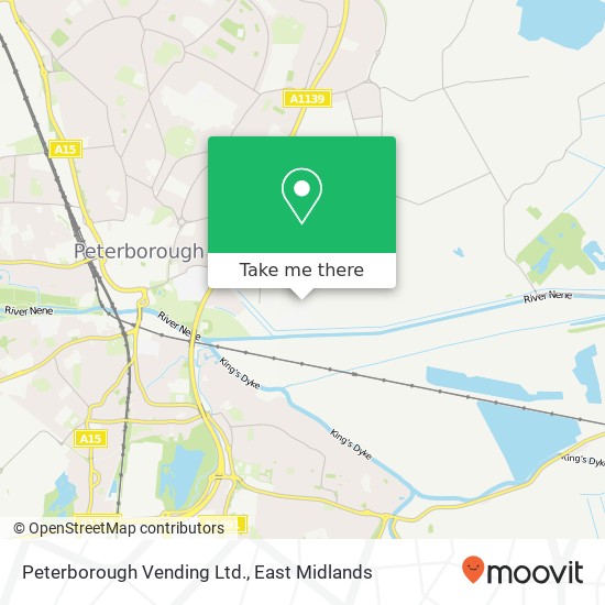 Peterborough Vending Ltd. map