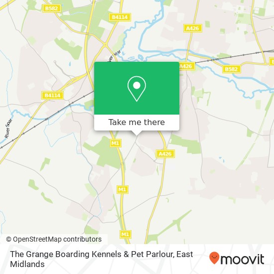 The Grange Boarding Kennels & Pet Parlour map