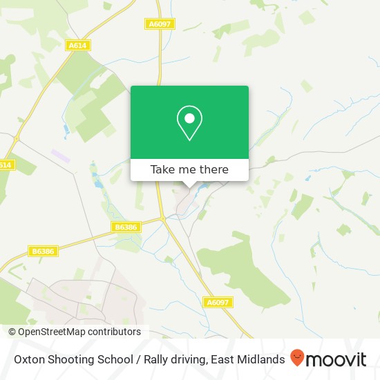 Oxton Shooting School  / Rally driving map