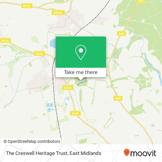 The Creswell Heritage Trust map