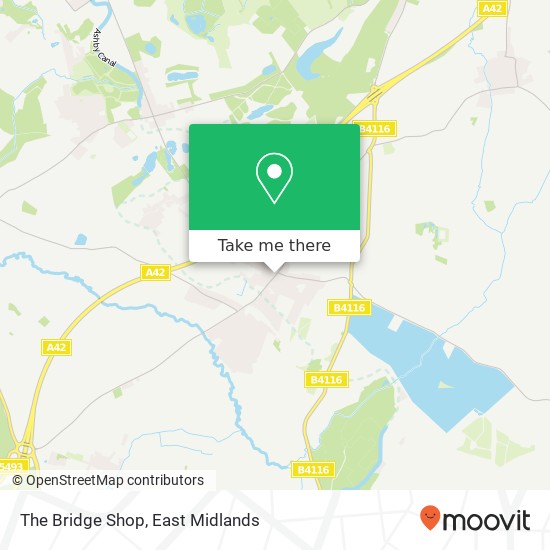 The Bridge Shop map
