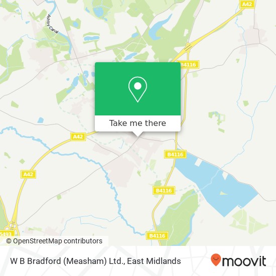 W B Bradford (Measham) Ltd. map
