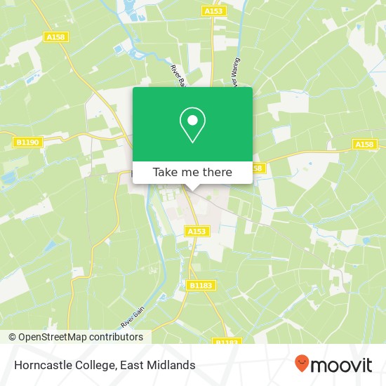 Horncastle College map