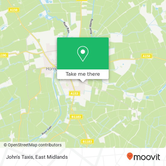 John's Taxis map