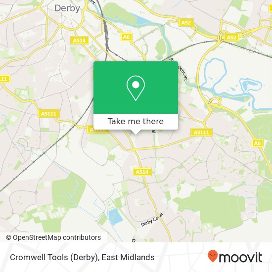 Cromwell Tools (Derby) map