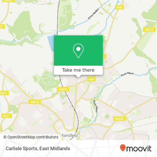 Carlisle Sports map
