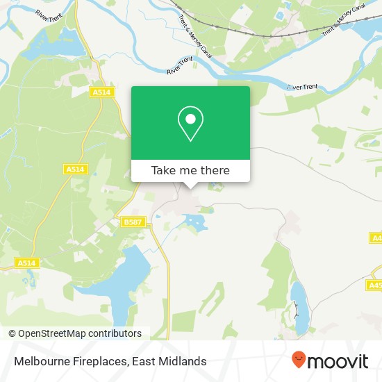 Melbourne Fireplaces map