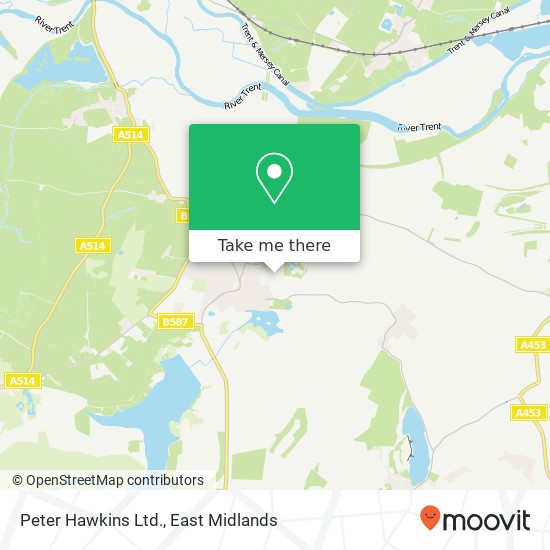 Peter Hawkins Ltd. map