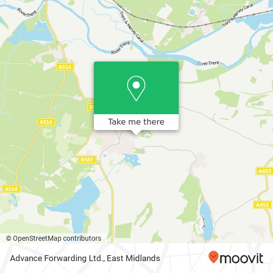 Advance Forwarding Ltd. map