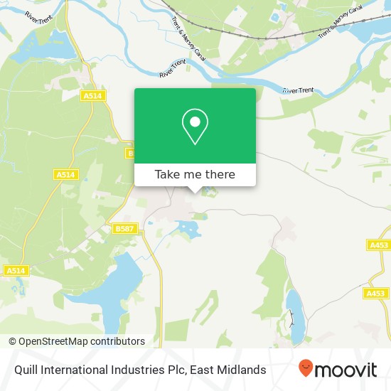 Quill International Industries Plc map