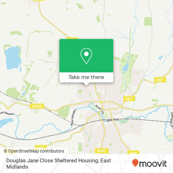 Douglas Jane Close Sheltered Housing map