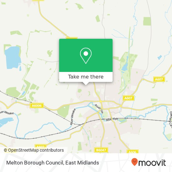 Melton Borough Council map