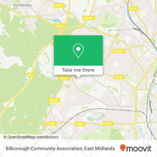 Bilborough Community Association map