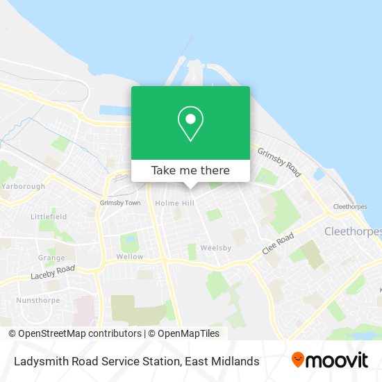 Ladysmith Road Service Station map
