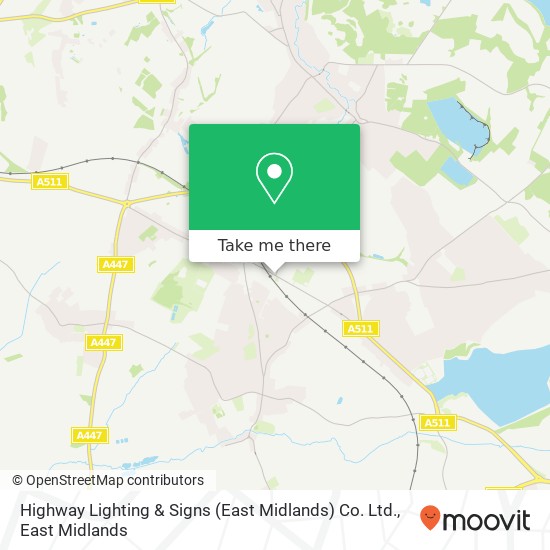 Highway Lighting & Signs (East Midlands) Co. Ltd. map