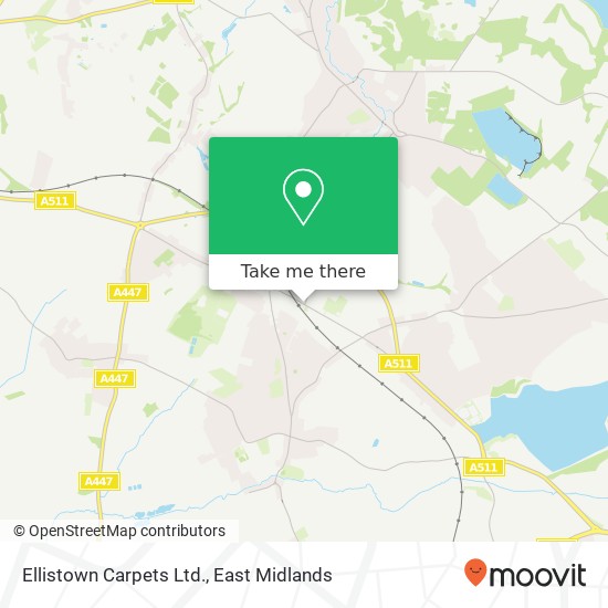 Ellistown Carpets Ltd. map