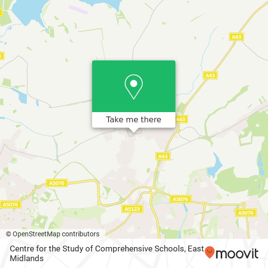 Centre for the Study of Comprehensive Schools map