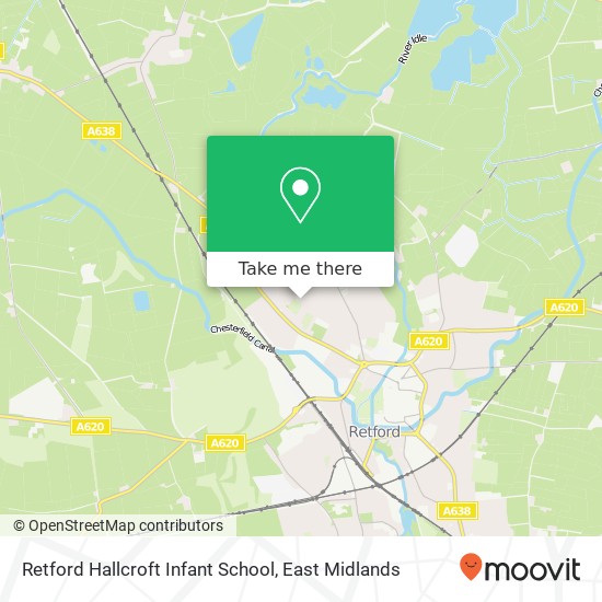 Retford Hallcroft Infant School map