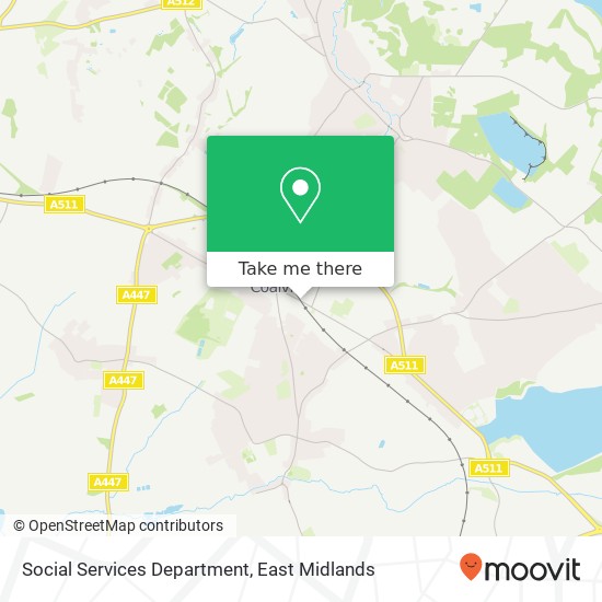 Social Services Department map