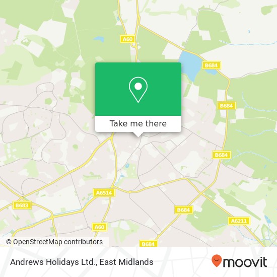 Andrews Holidays Ltd. map
