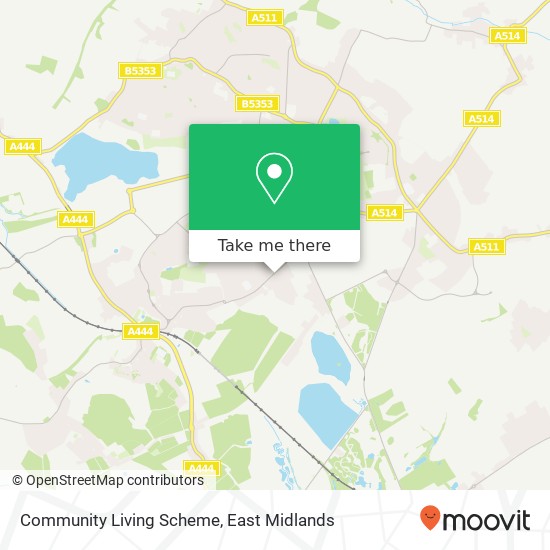 Community Living Scheme map